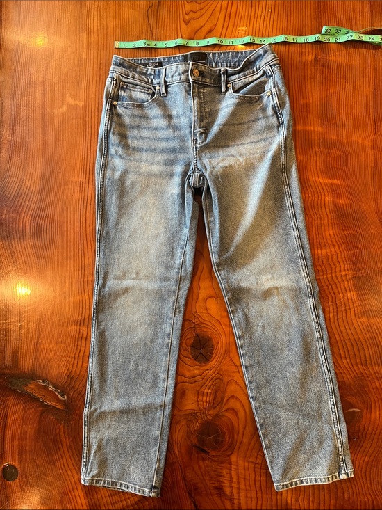 White House Black Market Denim - White House Black Market Light Blue Straight-Leg Jeans